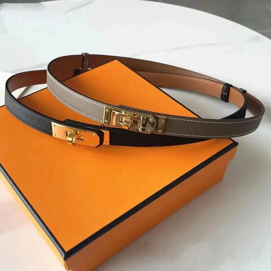 Women's High Quality Leather 1.8cm Designered Women Belts Buckle Dress Jeans Trench Waistband Belt for women party